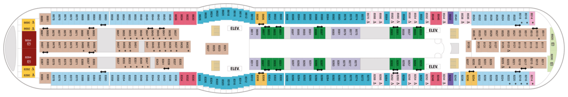 Royal Caribbean Deck plan Voyager of the Seas-DECK08.png